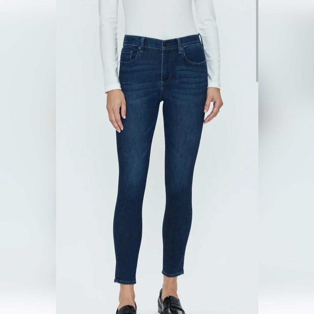 Pistola skinny jeans mid rise ankle blue